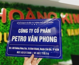 KHẲNG ĐỊNH thương hiệu chỉ với sự sáng tạo của biển hiệu công ty